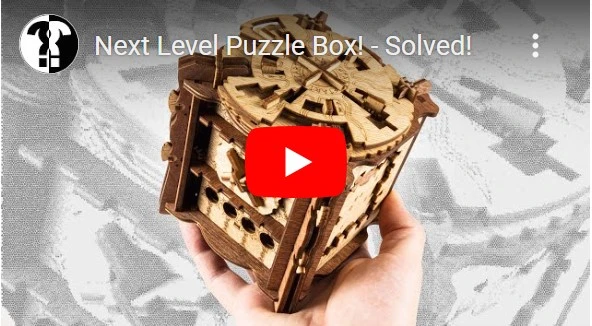  iDventure Cluebox - The Trial of Camelot - Escape Room Game -  Puzzle Box - 3D Wooden Puzzle - sequential Puzzle - 3D Puzzles for Adults -  Brain Teaser - Birthday