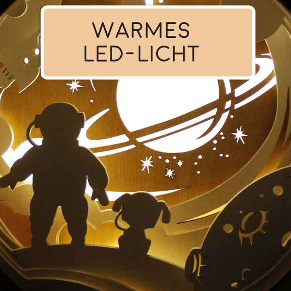 Dreamy lamps astronaut