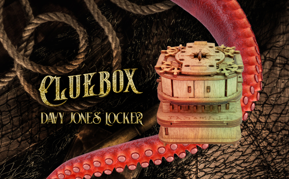 Cluebox - Davy Jones' Locker - Level 9 - iDventure - Escape Room in a  Box-Puzzle