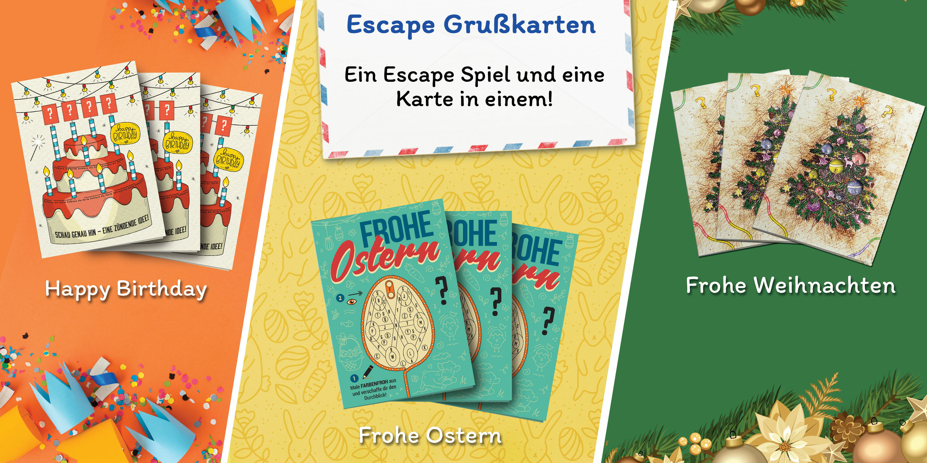 Escape-Grusskarten