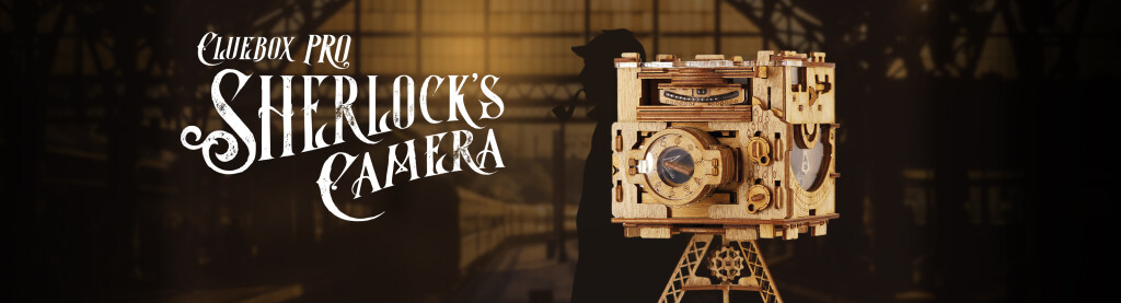 Cluebox PRO Sherlock's Camera - Escape Room in einer Box