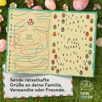 "Frohe Ostern" Escape Grußkarte Deutsch