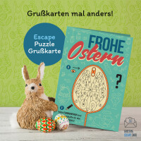 "Frohe Ostern" Escape Grußkarte Deutsch