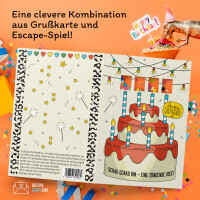 Set of 3 birthday cards German