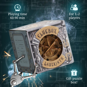Cluebox - Escape Room en una caja. El Laberinto de Cambridge