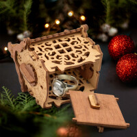 "Happy New Year" Box - Kit de construcción de madera