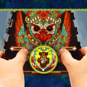 Cluepuzzle - Pirámide del Sol. Caja de rompecabezas con puzzles