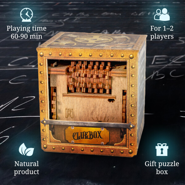 Cluebox Escape Room in a Box. Schrodinger s cat