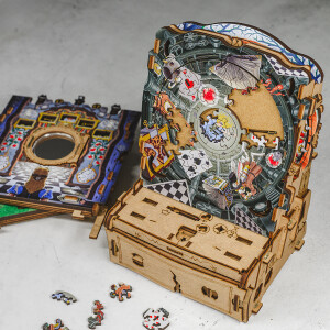 Cluepuzzle - The Wonderbox of Alice. Jigsaw puzzle box