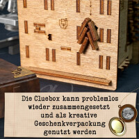 Cluebox Megabox - Escape Room in einer Box. Schrödingers Katze