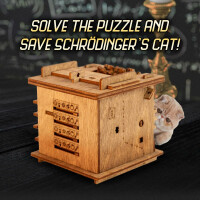 Cluebox Megabox - Escape Room in einer Box. Schrödingers Katze