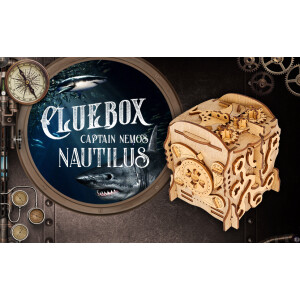 Cluebox - Escape Room in a Box. Captains Nemo Nautilus